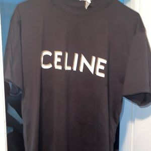 CELINE LOOSE T-SHIRT IN COTTON JERSEY
BLACK / WHITE